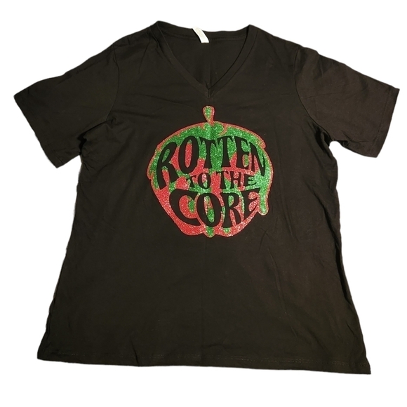 NWOT XL Rotten to the Core Graphic Tee Shirt Custom Made Disney Descenda… - Picture 1 of 7